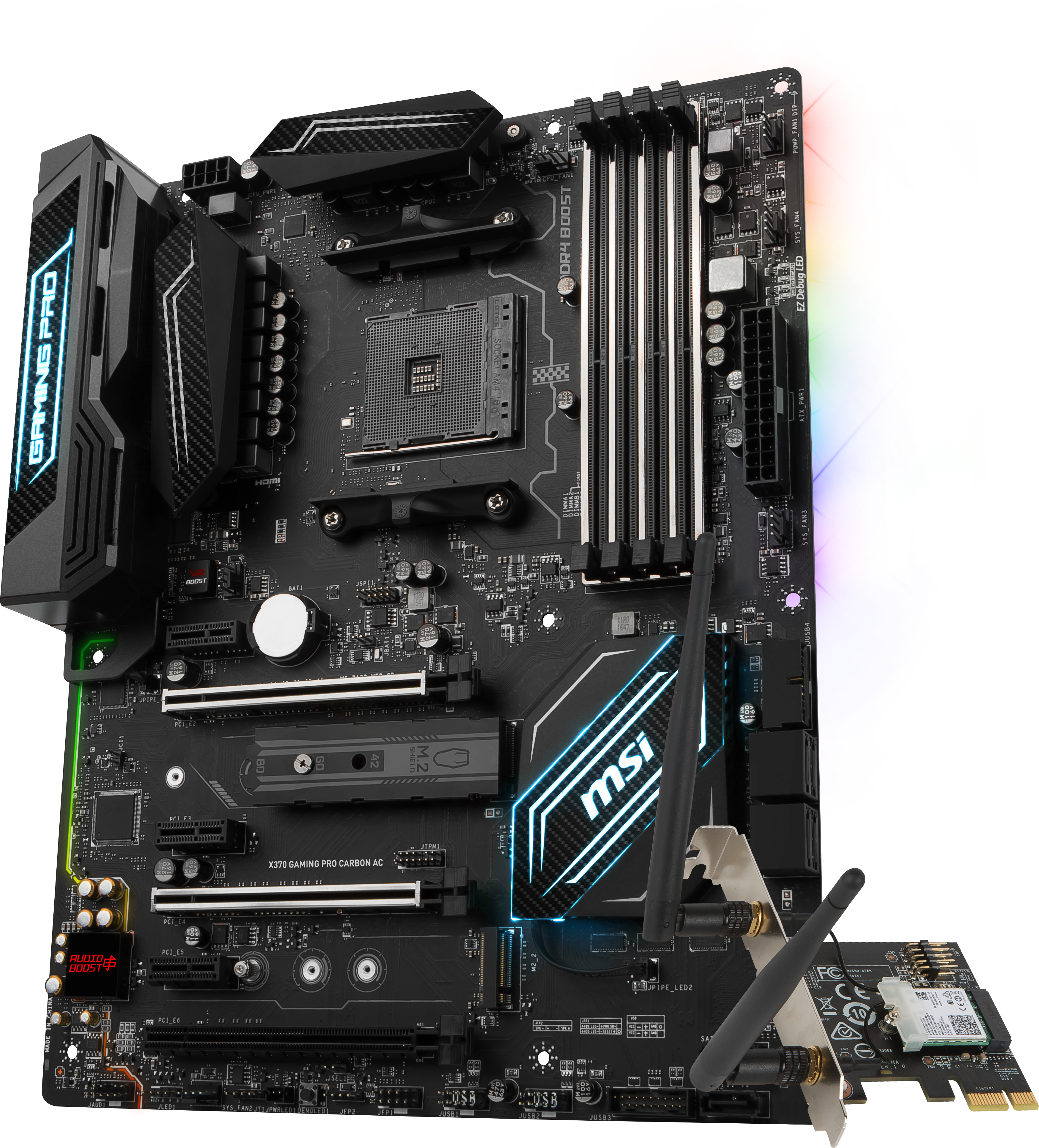 MSI X370 Gaming Pro Carbon AC Motherboard Specifications On